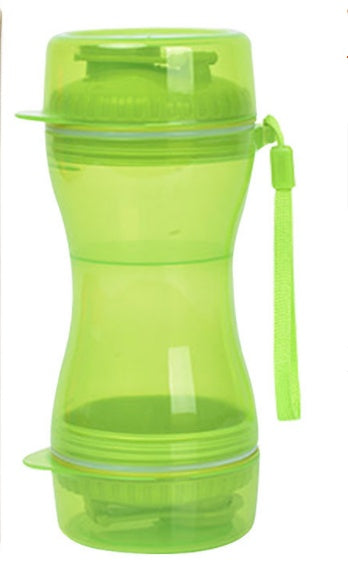HKM-145683 Dual-Use Pet Water and Food Cups - 330ml Water and 280ml Food Storage, BPA-Free Material