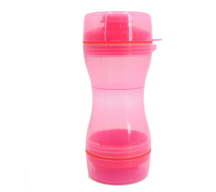 HKM-145683 Dual-Use Pet Water and Food Cups - 330ml Water and 280ml Food Storage, BPA-Free Material
