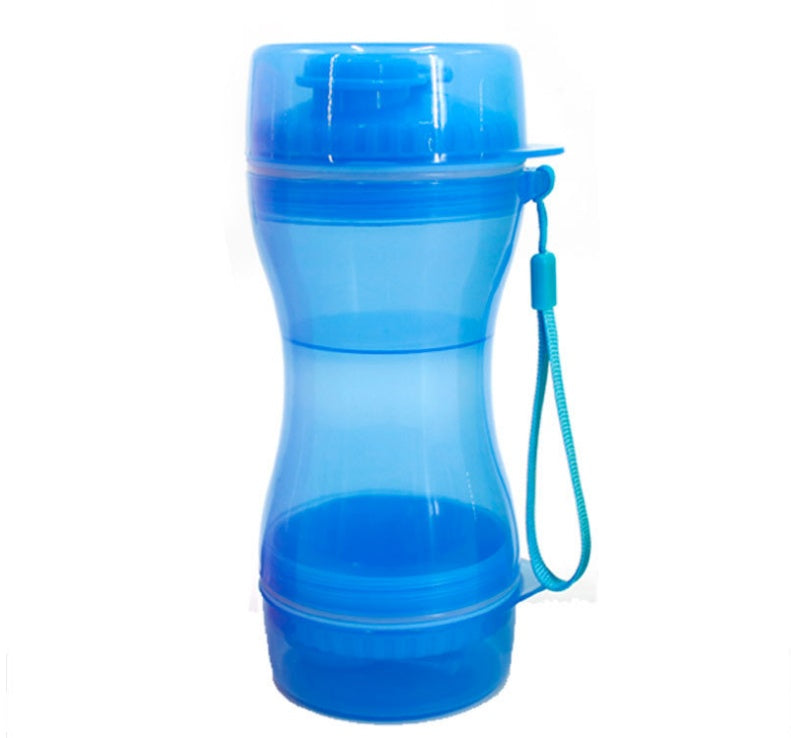 HKM-145683 Dual-Use Pet Water and Food Cups - 330ml Water and 280ml Food Storage, BPA-Free Material