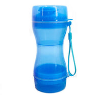 HKM-145683 Dual-Use Pet Water and Food Cups - 330ml Water and 280ml Food Storage, BPA-Free Material