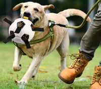 HKM-462035 Interactive Rope Football for Dogs - Durable TPU and Cotton Yarn, Suitable for Small to Large Breeds