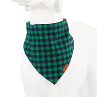HKM-044819 Pet Triangle Scarf & Saliva Towel for Dogs and Cats - Cotton/Polyester, Available in 9 Colors, Sizes S and L