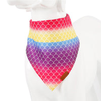 HKM-044819 Pet Triangle Scarf & Saliva Towel for Dogs and Cats - Cotton/Polyester, Available in 9 Colors, Sizes S and L