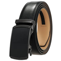 HKM-890003 Genuine Leather Cowhide Men's Automatic Buckle Belt - Model LY36-0191-1