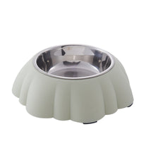 HKM-012307 Stainless Steel and PP Dog Water Bowl - 21.5cm Size, Available in Pink, Blue, Green