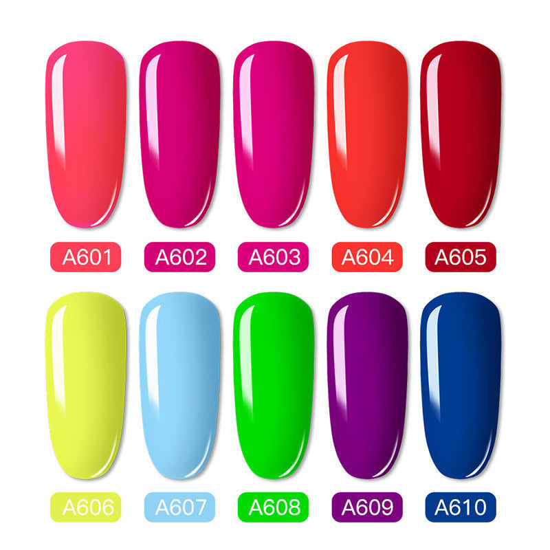 HKM-908883 Neon Phototherapy Gel Nail Polish Pen - 5ML UV/LED - 10 Vibrant Colors