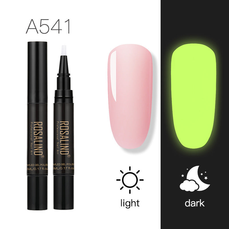 HKM-908883 Neon Phototherapy Gel Nail Polish Pen - 5ML UV/LED - 10 Vibrant Colors