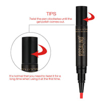 HKM-908883 Neon Phototherapy Gel Nail Polish Pen - 5ML UV/LED - 10 Vibrant Colors