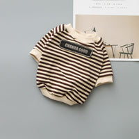 HKM-074131 Pet Round Collar Striped Hoodie in Cotton - Multiple Sizes Available