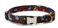 HKM-330323 Colorful Ethnic Style Pet Collar with Semi-Metal Buckle - G-6235