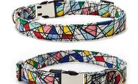 HKM-330323 Colorful Ethnic Style Pet Collar with Semi-Metal Buckle - G-6235