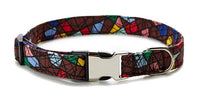HKM-330323 Colorful Ethnic Style Pet Collar with Semi-Metal Buckle - G-6235
