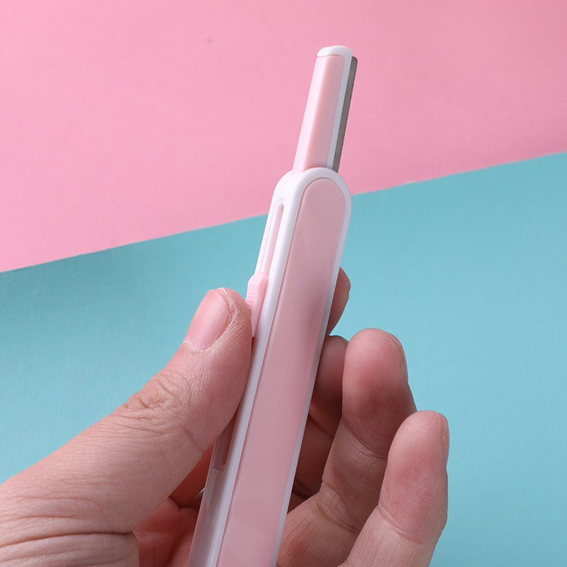HKM-251795 Stainless Steel Eyebrow Shaping Knife for Precise Grooming