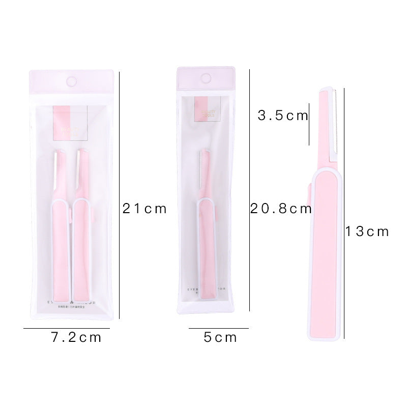 HKM-251795 Stainless Steel Eyebrow Shaping Knife for Precise Grooming