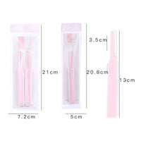 HKM-251795 Stainless Steel Eyebrow Shaping Knife for Precise Grooming