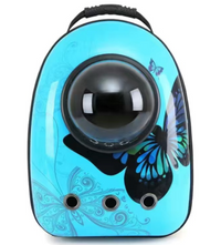 HKM-366675 Portable Pet Backpack for Cats and Dogs - Comfortable Shoulder Bag for Travel and Outdoor Adventures