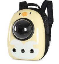 HKM-366675 Portable Pet Backpack for Cats and Dogs - Comfortable Shoulder Bag for Travel and Outdoor Adventures