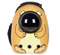 HKM-366675 Portable Pet Backpack for Cats and Dogs - Comfortable Shoulder Bag for Travel and Outdoor Adventures