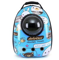 HKM-366675 Portable Pet Backpack for Cats and Dogs - Comfortable Shoulder Bag for Travel and Outdoor Adventures