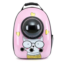 HKM-366675 Portable Pet Backpack for Cats and Dogs - Comfortable Shoulder Bag for Travel and Outdoor Adventures