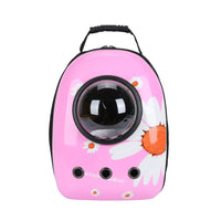 HKM-366675 Portable Pet Backpack for Cats and Dogs - Comfortable Shoulder Bag for Travel and Outdoor Adventures