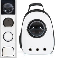 HKM-366675 Portable Pet Backpack for Cats and Dogs - Comfortable Shoulder Bag for Travel and Outdoor Adventures