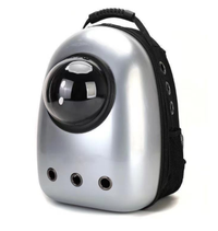 HKM-366675 Portable Pet Backpack for Cats and Dogs - Comfortable Shoulder Bag for Travel and Outdoor Adventures