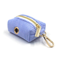 HKM-642323 Cute Velvet Corduroy Dog Poop Bag for Stylish Outdoor Walks