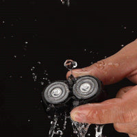 HKM-955731 USB Rechargeable Dual-Purpose Rotary Electric Shaver with Washable Design