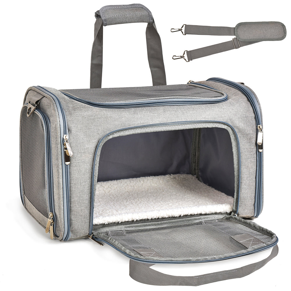 HKM-529363 Portable Pet Carrier Bag for Cats and Dogs, Lightweight Travel Backpack