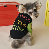 HKM-240595 Cozy Wool Knit Dog Sweater for Autumn and Winter - Perfect for Small Breeds like Teddy, Schnauzer, Pomeranian, Bichon, and Bulldog