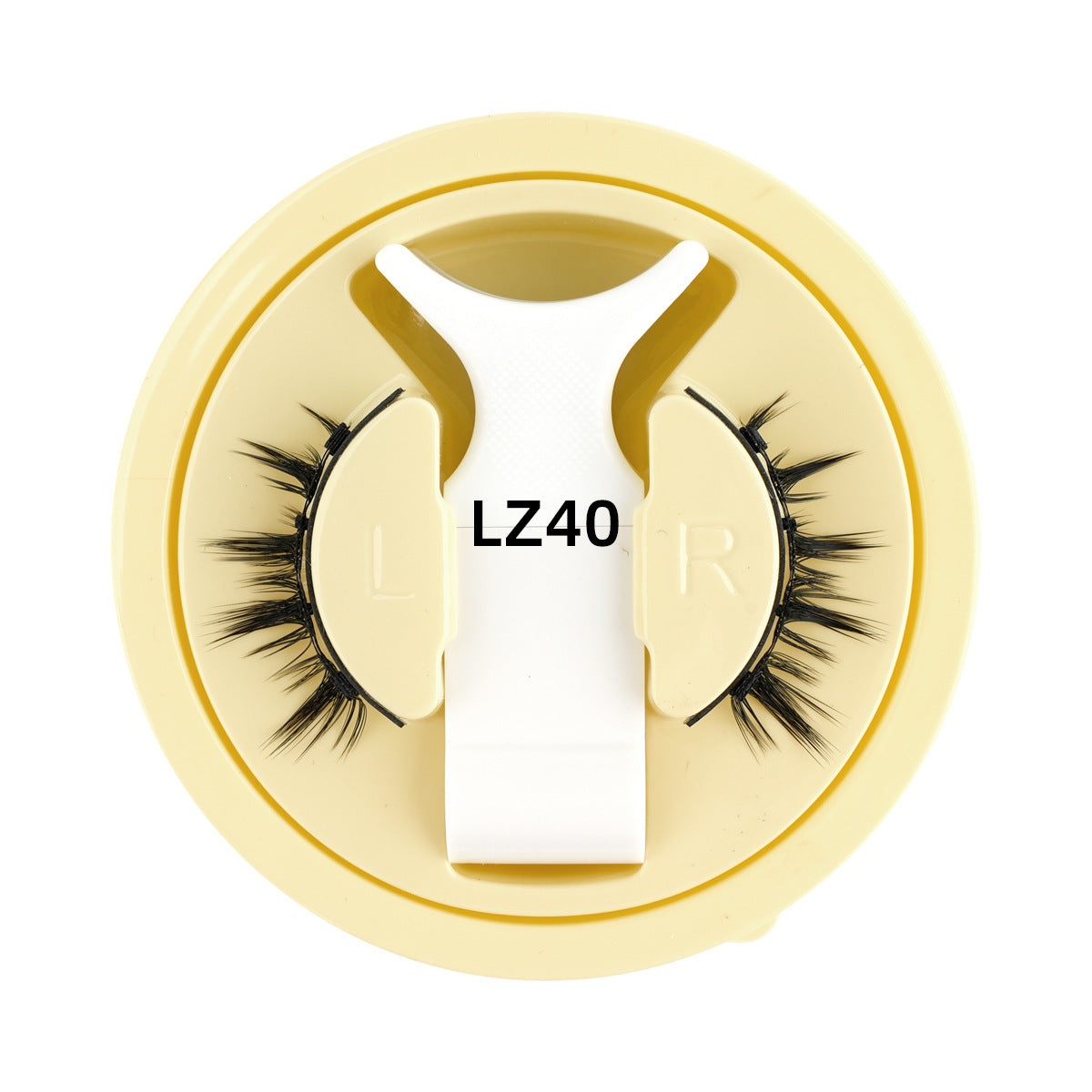 HKM-863507 Reusable Waterproof Thick Glue-free Eyelash - Artificial Fiber, 0.6mm-1.1mm Size, 1 Pair