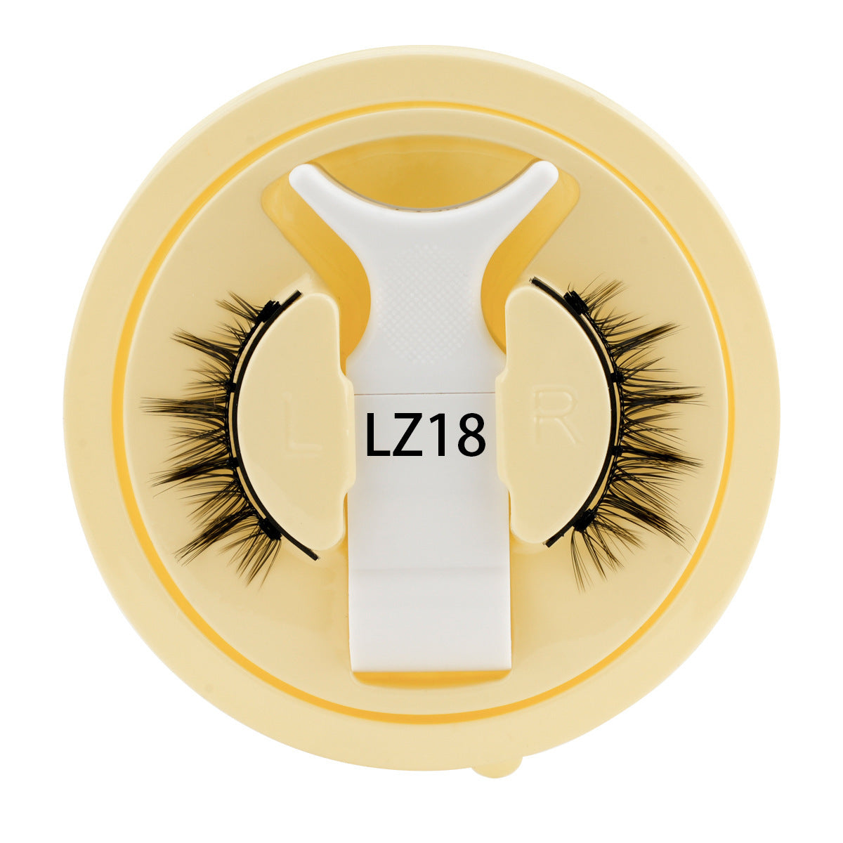 HKM-863507 Reusable Waterproof Thick Glue-free Eyelash - Artificial Fiber, 0.6mm-1.1mm Size, 1 Pair