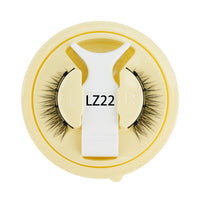 HKM-863507 Reusable Waterproof Thick Glue-free Eyelash - Artificial Fiber, 0.6mm-1.1mm Size, 1 Pair