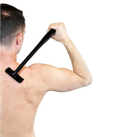 HKM-889043 Ergonomic Manual Back Shaver with Stainless Steel Blade for Whole Body Shaving