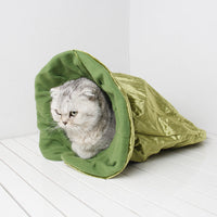 HKM-267539 Pet Flannel Storage Bag for Toy Organization - Green One Size