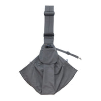 HKM-036691 Foldable Portable Phone Holder and Pet Outdoor Backpack with Dog Food Bags, Canvas Material