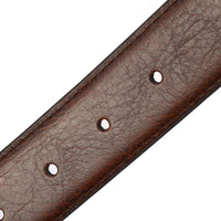 HKM-443603 Men's 3.1cm Adjustable Business Belt without Buckle, Elegant Design for Professional Wear