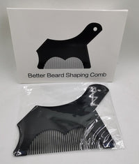 HKM-479379 8-in-1 Men's Beard Comb, Durable ABS Material, Multi-Functional Grooming Tool, Various Colors Available