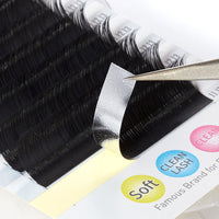 HKM-764051 Natural 3D Camellia Grafting Eyelashes 0.05 Thickness in Multiple Lengths