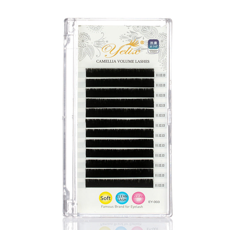 HKM-764051 Natural 3D Camellia Grafting Eyelashes 0.05 Thickness in Multiple Lengths