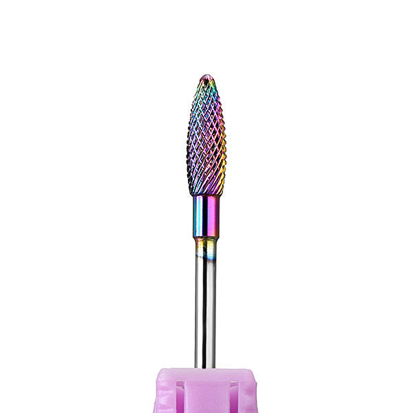 HKM-199187 Tungsten Steel Electric Nail Polishing Grinding Head – Ceramic Accessory for Nail Art