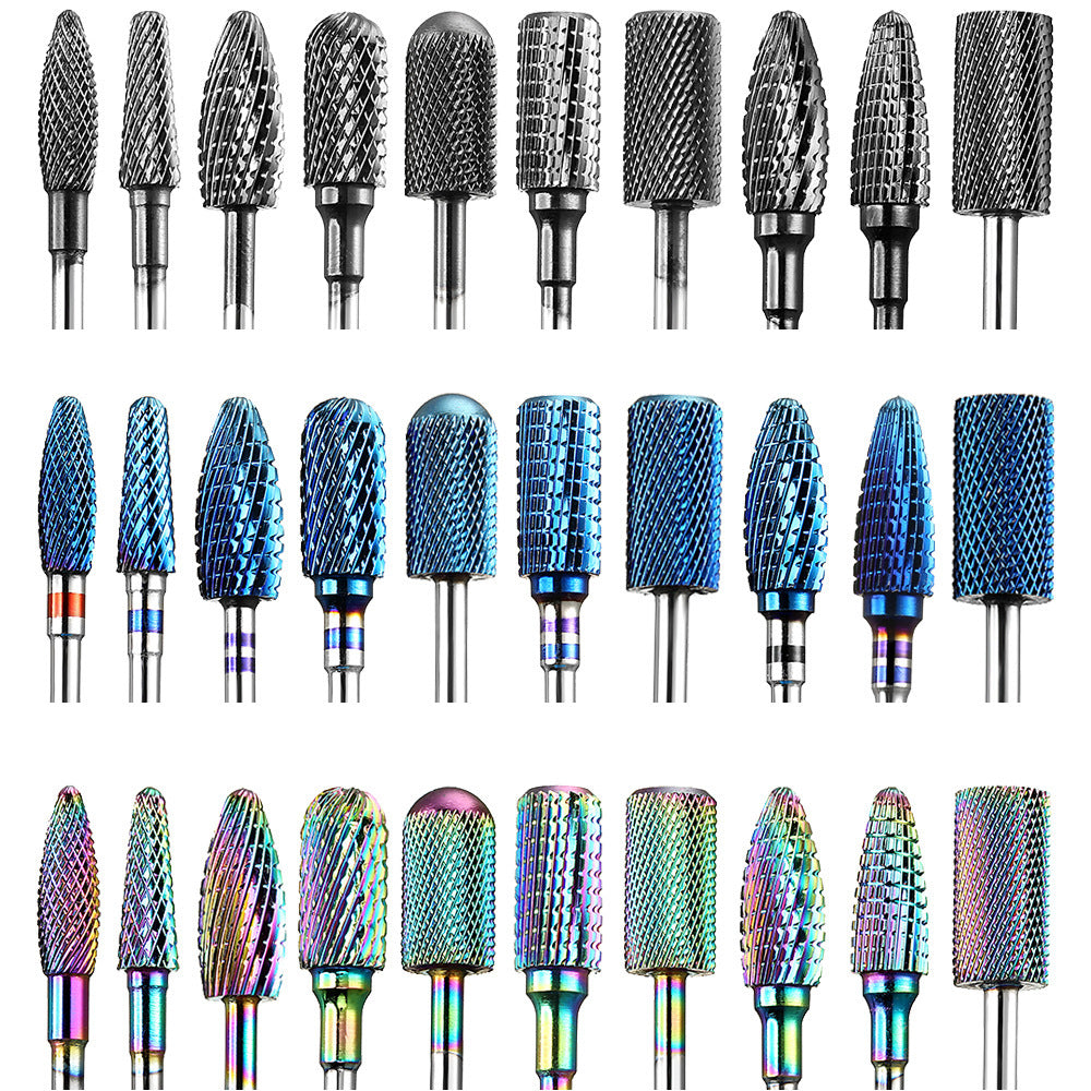 HKM-199187 Tungsten Steel Electric Nail Polishing Grinding Head – Ceramic Accessory for Nail Art