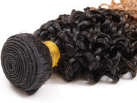 HKM-026387 Gradient Real Human Hair Extensions Wig for Versatile Styling