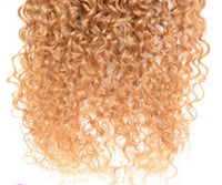 HKM-026387 Gradient Real Human Hair Extensions Wig for Versatile Styling