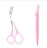 HKM-821203 Stainless Steel Eyebrow Trimming Tool Set for Precise Shaping