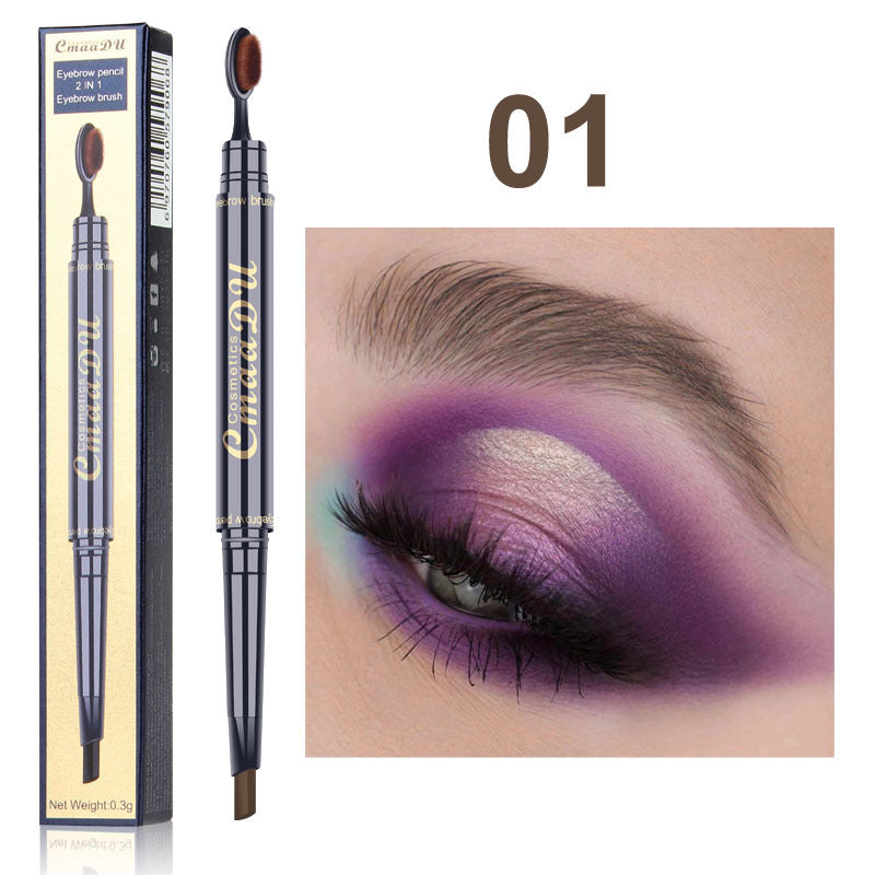 HKM-797651 Double-Ended Eyebrow Pencil - Multicolor Options for Precision Shaping
