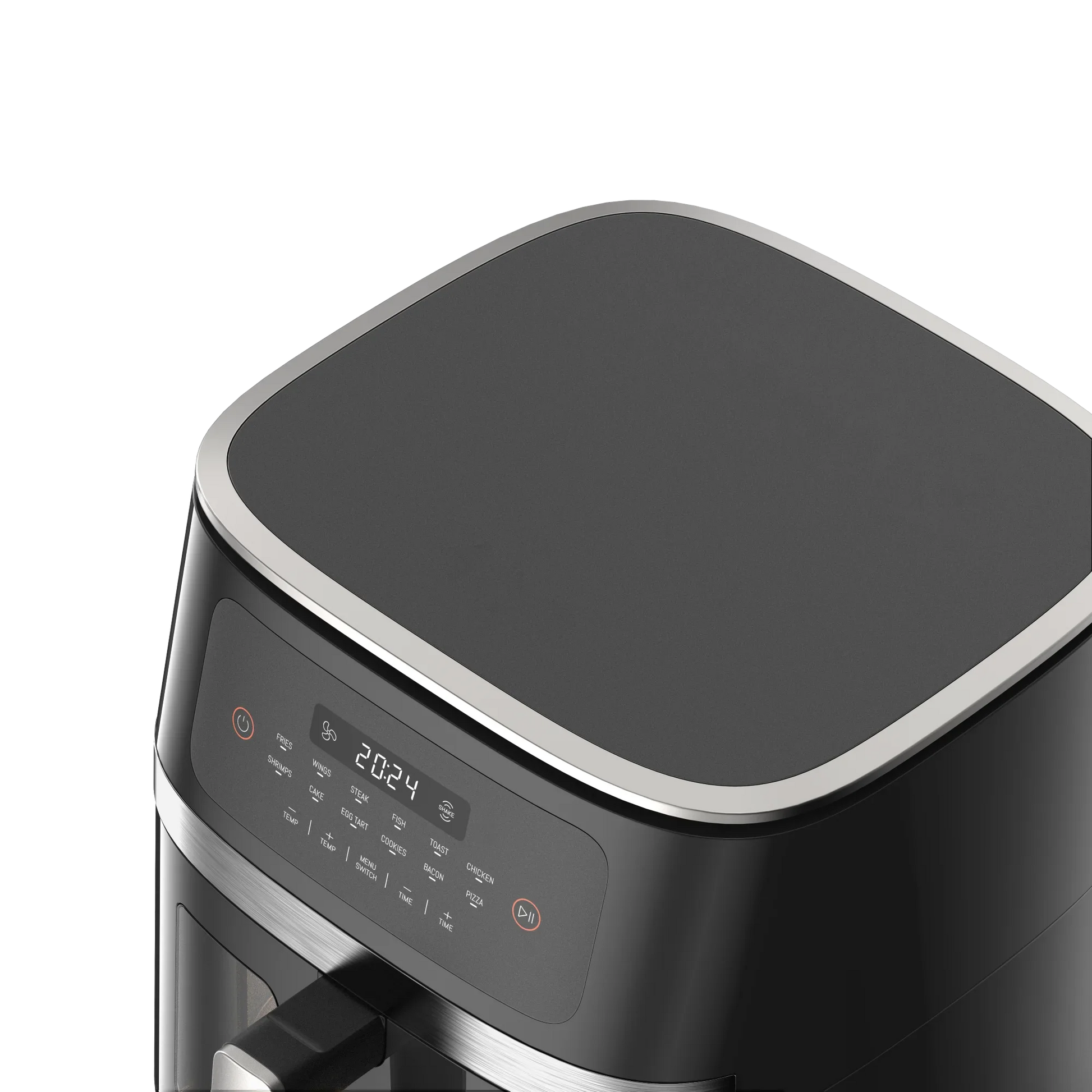 KTX-073811 7L Electric Smoke Air Fryer with Wood Pellets and 360° Cooking Technology for Oil-Free Household Cooking