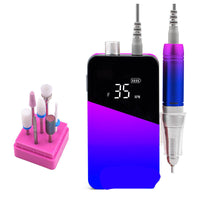 HKM-524563 Rechargeable Portable Nail Polisher with Adjustable Speed and Stylish Gradient Handle
