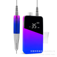 HKM-524563 Rechargeable Portable Nail Polisher with Adjustable Speed and Stylish Gradient Handle